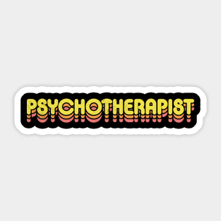 Retro Psychotherapist Sticker